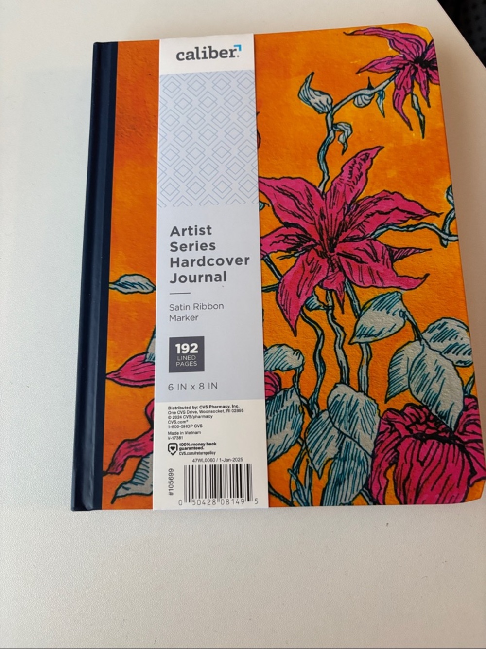 Caliber Floral Journal 192 pages  NWT